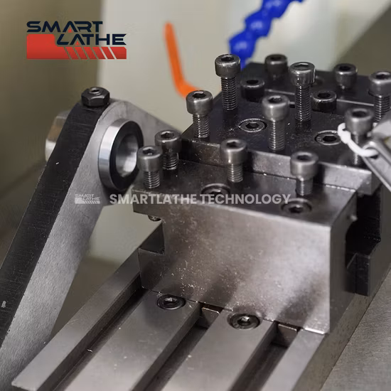 A pinça pneumática com máquina de torno CNC de furo passante para processo de torneamento com latão, bronze, alumínio, aço, aço inoxidável e plástico rígido (SL-07)